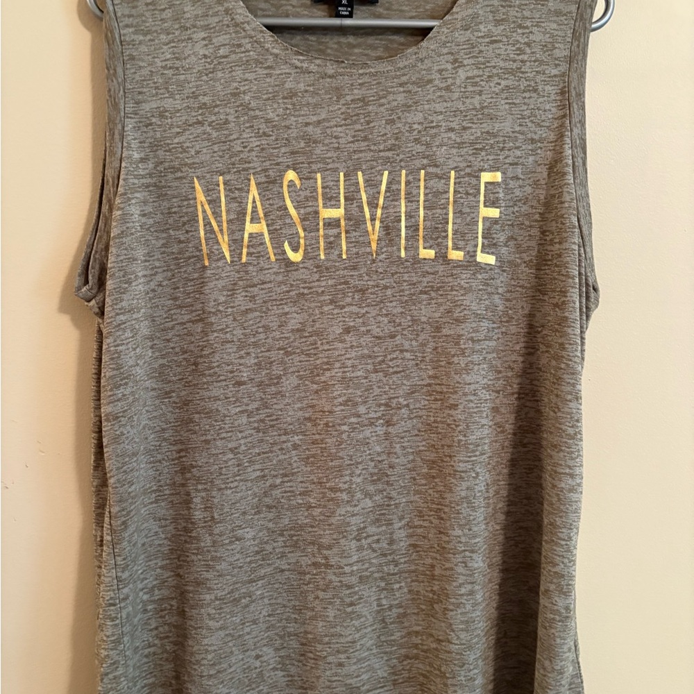Gray Nashville Tank Top - Picture 3 of 4